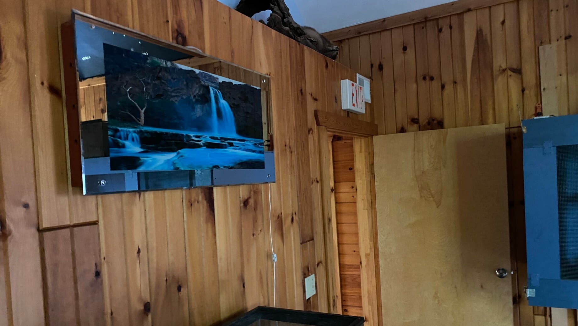 Interior of the nature center